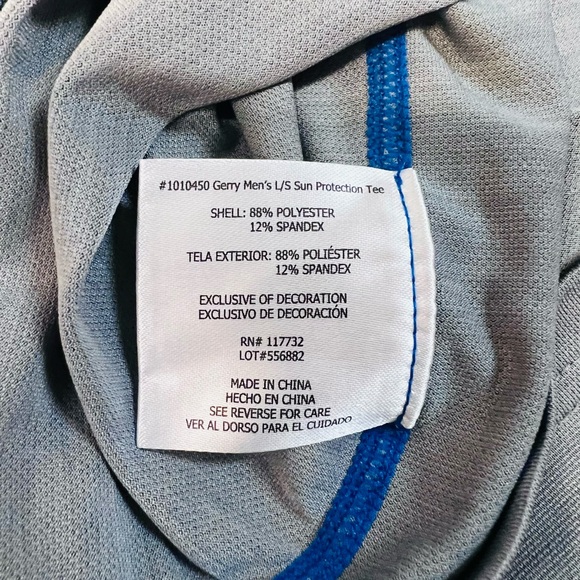 Gerry Men’s XL Long Sleeve Swim Shirt/Rash Guard - Picture 7 of 7